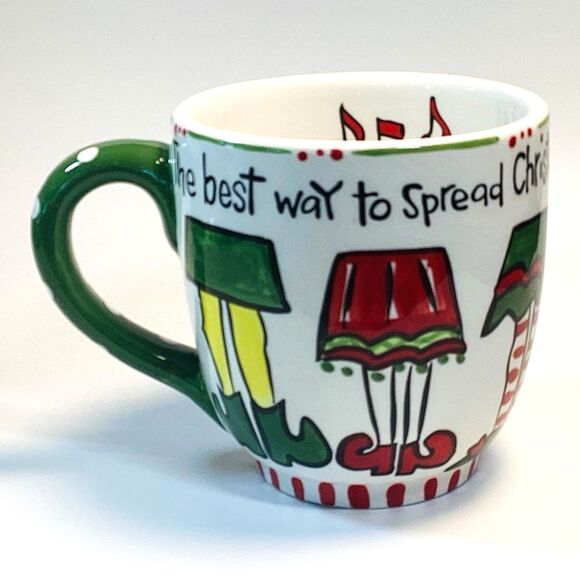 Christmas Coffee Mug Glory Haus The Best Way To Spread Christmas Cheer 4.5” - Picture 1 of 10